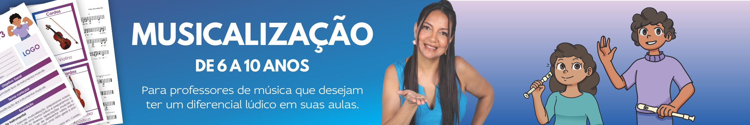 Musicalização de 6 a 10 anos